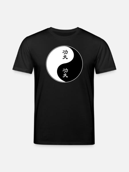 Yin Yang Kung Fu Symbol Design - Stanley/Stella CREATOR Unisex Organic T-Shirt - black