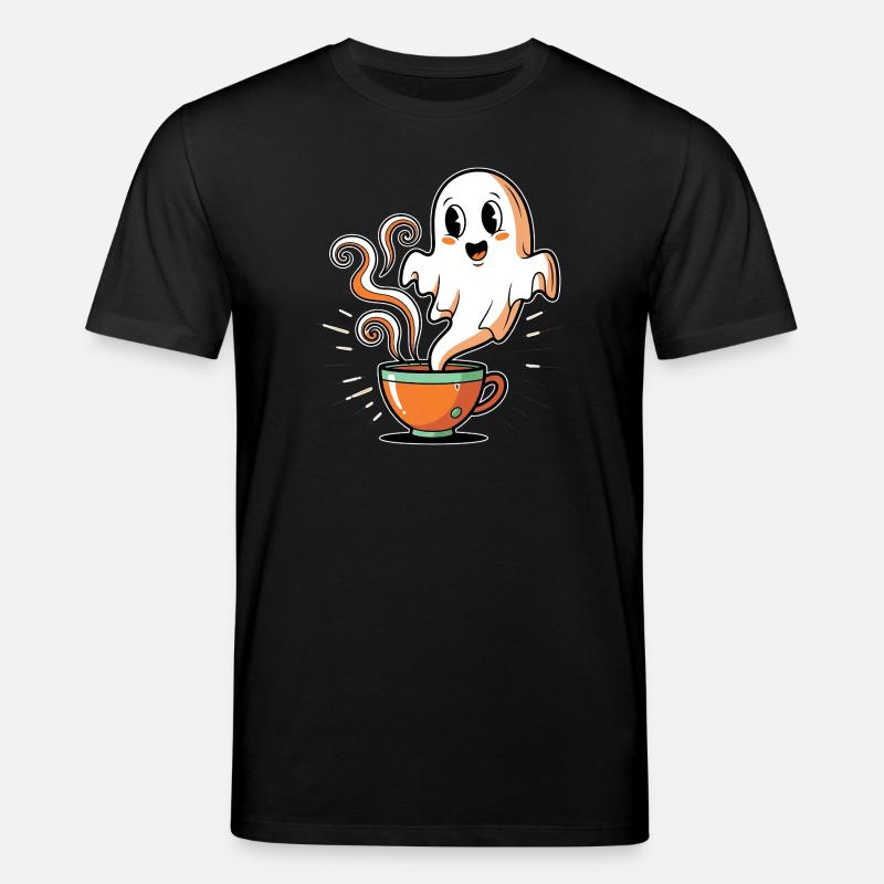 Kaffeegeist mit charmantem Gesicht - T-shirt bio CREATOR Stanley/Stella Unisexe - noir