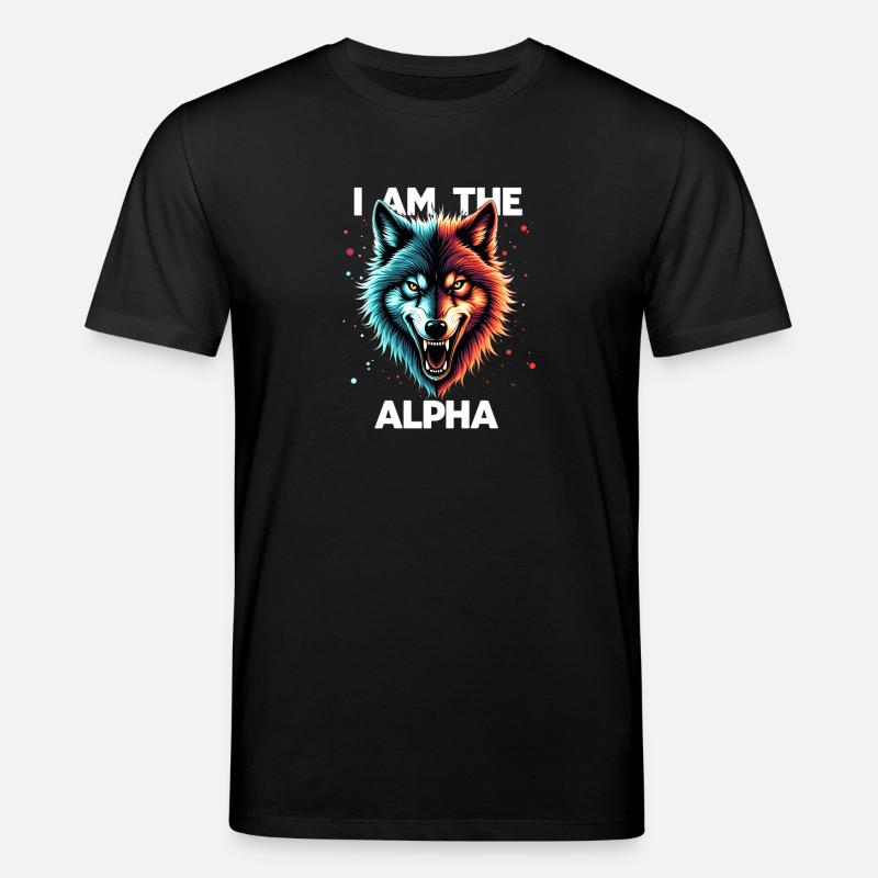 Je suis le loup alpha - T-shirt bio CREATOR Stanley/Stella Unisexe - noir