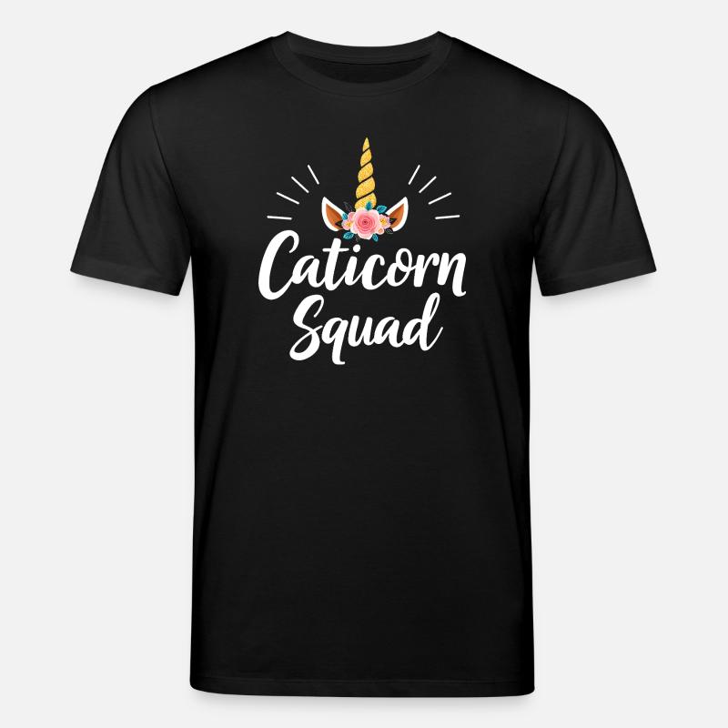 Escouade Caticorn - T-shirt bio CREATOR Stanley/Stella Unisexe - noir