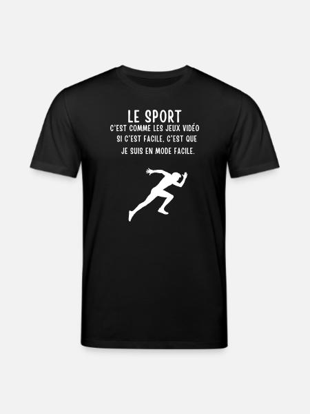 Sportzitat Low Ease - Stanley/Stella Unisex Bio-T-Shirt CREATOR  - Schwarz