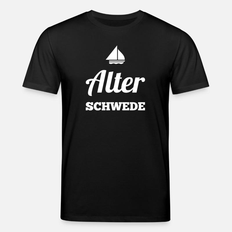 Alter Schwede - Lustiger Spruch - Funny - Stanley/Stella Unisex Bio-T-Shirt CREATOR  - Schwarz