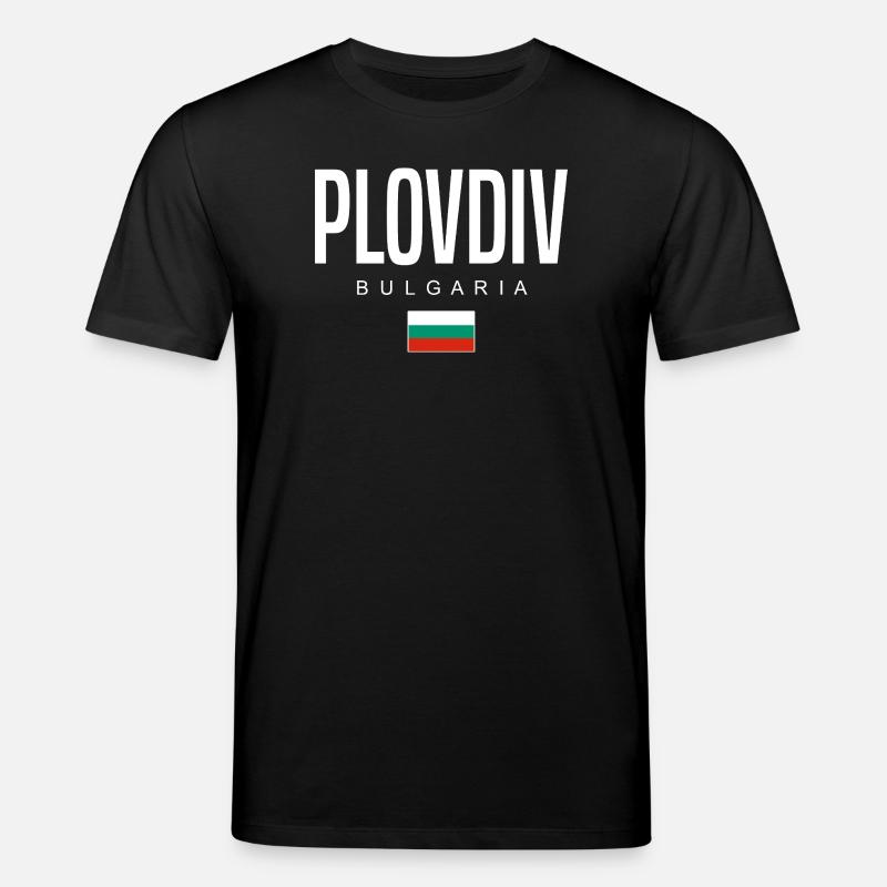 Plovdiv Bulgarien - Stanley/Stella Unisex Bio-T-Shirt CREATOR - Schwarz