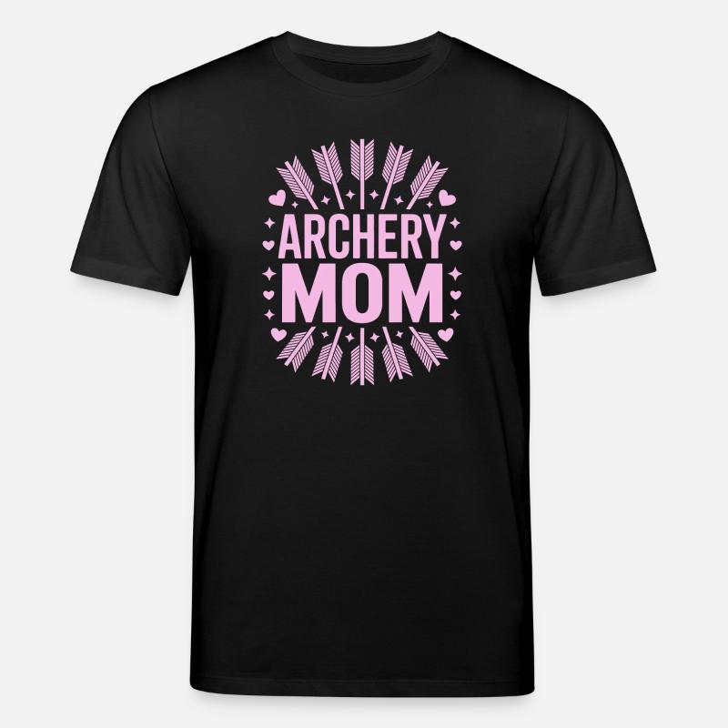 Bogenschießen Spruch Mutter Bogenschießen Geschenk - Stanley/Stella Unisex Bio-T-Shirt CREATOR  - Schwarz