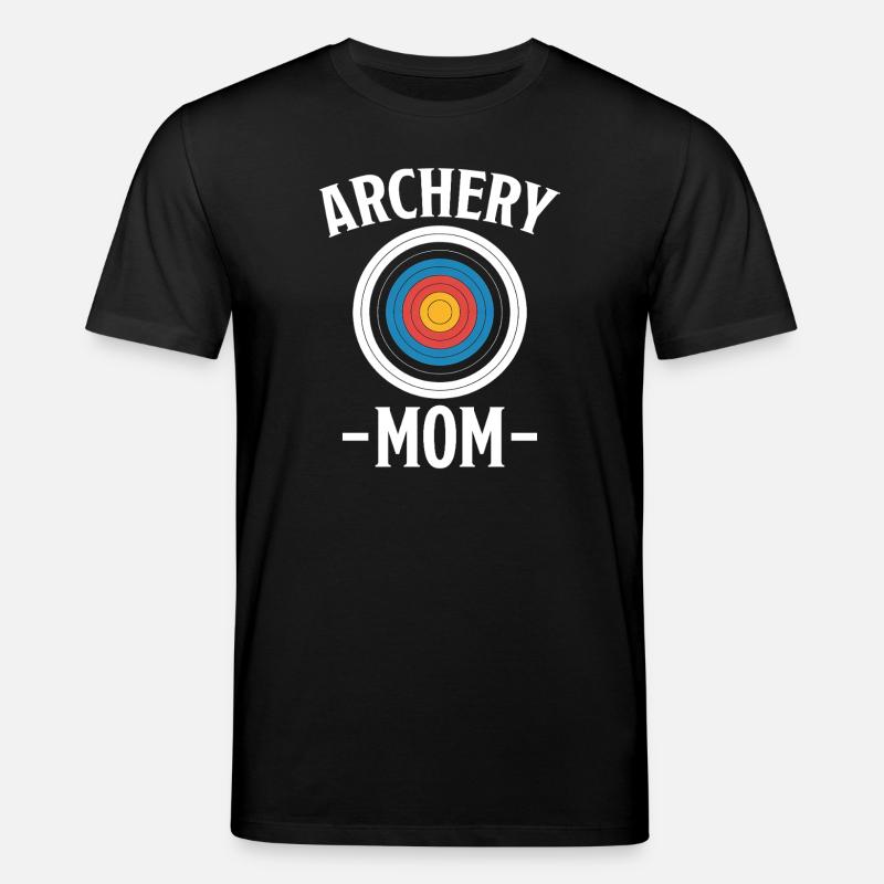 Bogenschießen Spruch Mutter Bogenschießen Geschenk - Stanley/Stella Unisex Bio-T-Shirt CREATOR - Schwarz