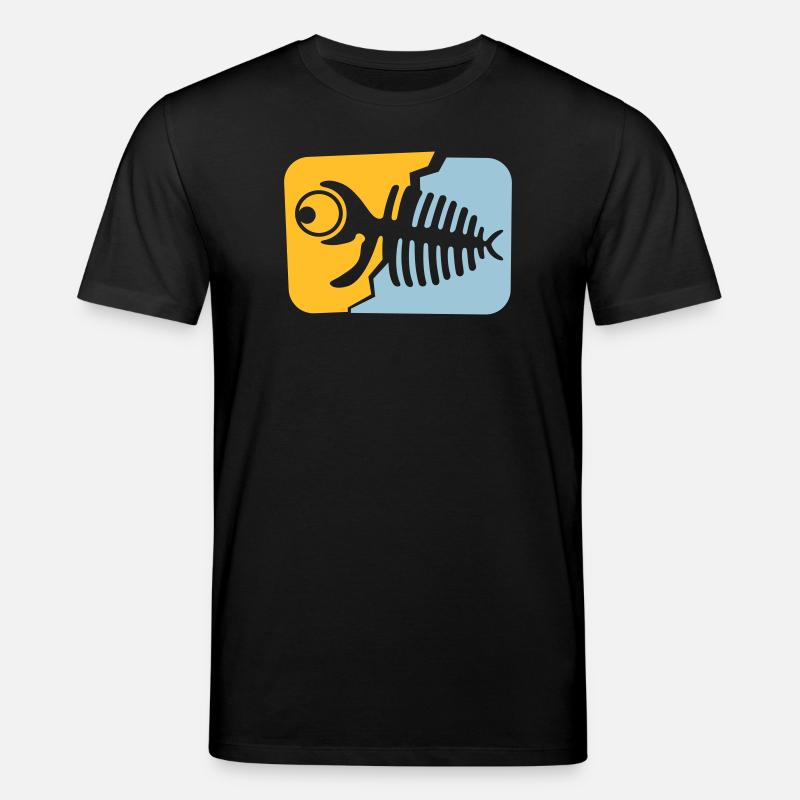 Fossile de poisson - T-shirt bio CREATOR Stanley/Stella Unisexe - noir