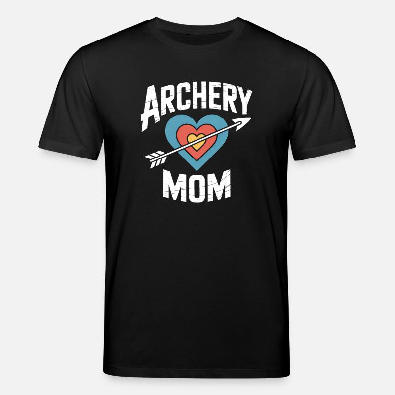 Bogenschießen Spruch Mutter Bogenschießen Geschenk - Stanley/Stella Unisex Bio-T-Shirt CREATOR - Schwarz