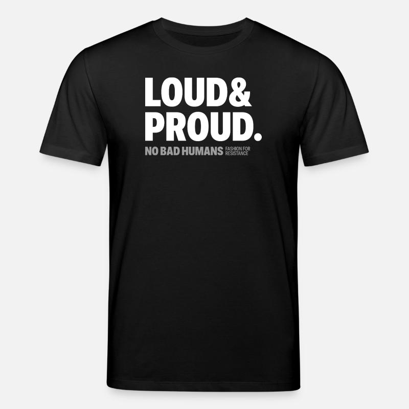 Loud&Proud - Stanley/Stella Unisex Bio-T-Shirt CREATOR  - Schwarz