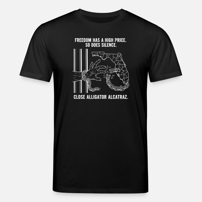 Alligator Alcatraz - Stanley/Stella Unisex Bio-T-Shirt CREATOR  - Schwarz