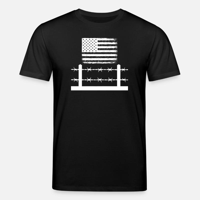 Stacheldraht Amerika - Stanley/Stella Unisex Bio-T-Shirt CREATOR  - Schwarz