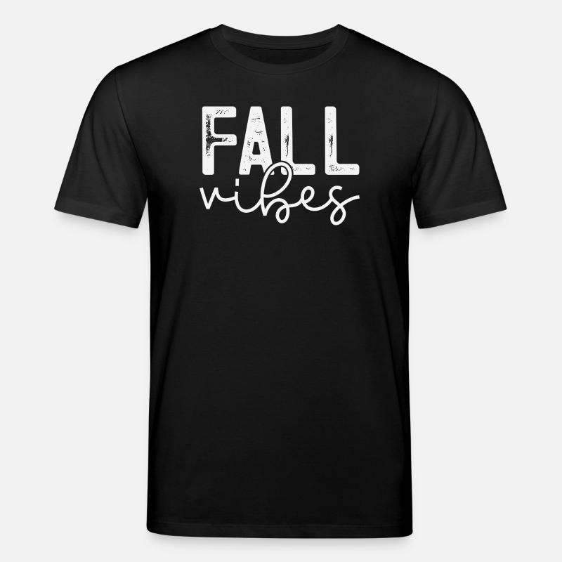 Herbst Vibes Schlangenmuster Design - Stanley/Stella Unisex Bio-T-Shirt CREATOR  - Schwarz