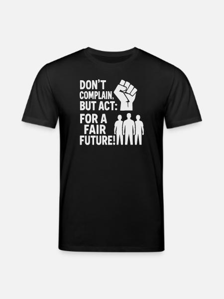 Agir pour un avenir équitable - T-shirt bio CREATOR Stanley/Stella Unisexe - noir