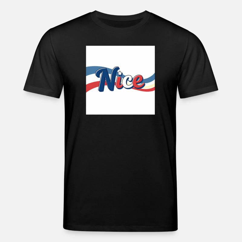 Nice Souvenir an Nizza - Stanley/Stella Unisex Bio-T-Shirt CREATOR  - Schwarz