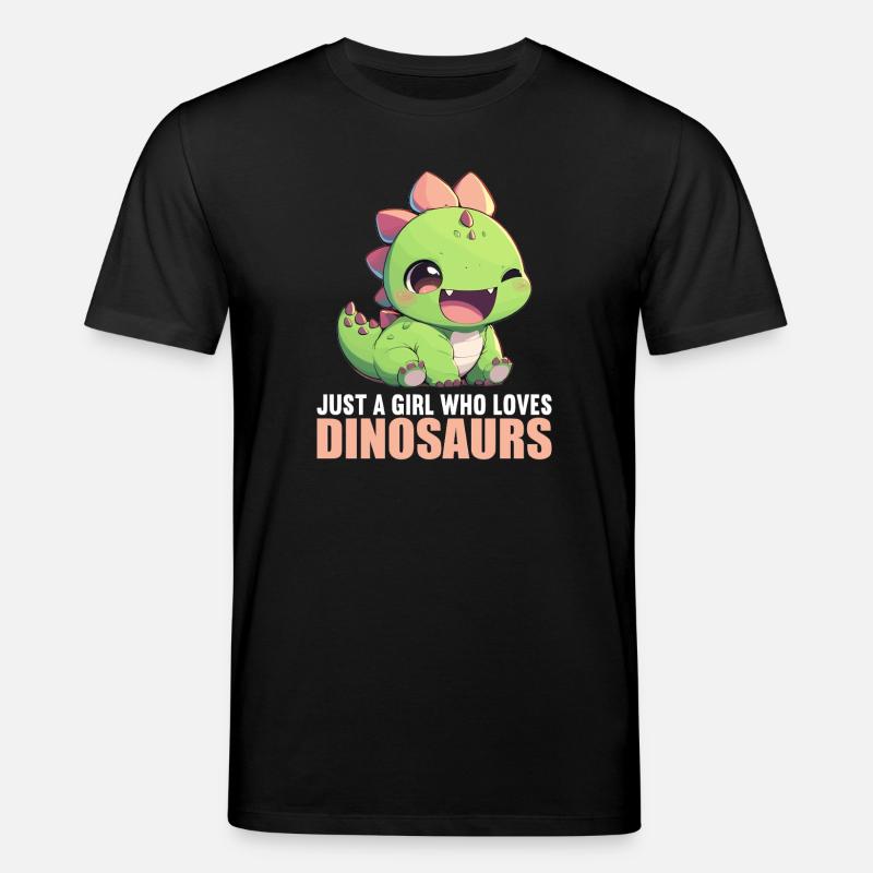 Dino Saurier Dinosaurier - Stanley/Stella Unisex Bio-T-Shirt CREATOR - Schwarz