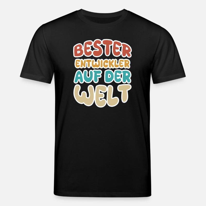 Berufung Entwickler - Stanley/Stella Unisex Bio-T-Shirt CREATOR  - Schwarz