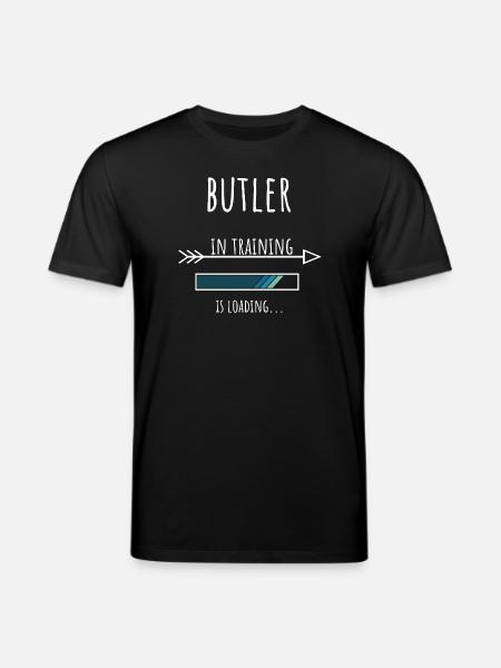Butler Gift Profession Training Butler - Stanley/Stella CREATOR Unisex Organic T-Shirt - black
