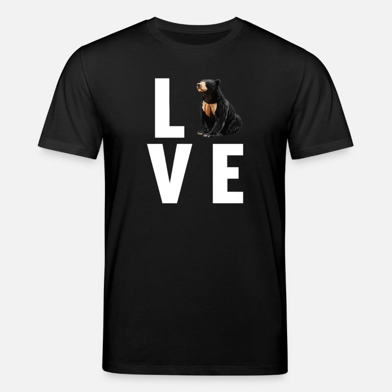 Ours du Soleil Ours Malais - T-shirt bio CREATOR Stanley/Stella Unisexe - noir