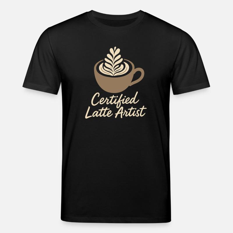 Barista Espresso Crew Kaffee Slinger Latte - Stanley/Stella Unisex Bio-T-Shirt CREATOR  - Schwarz