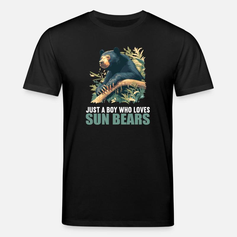 Ours du Soleil Ours Malais - T-shirt bio CREATOR Stanley/Stella Unisexe - noir