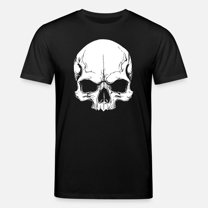 Design de crâne cool - T-shirt bio CREATOR Stanley/Stella Unisexe - noir
