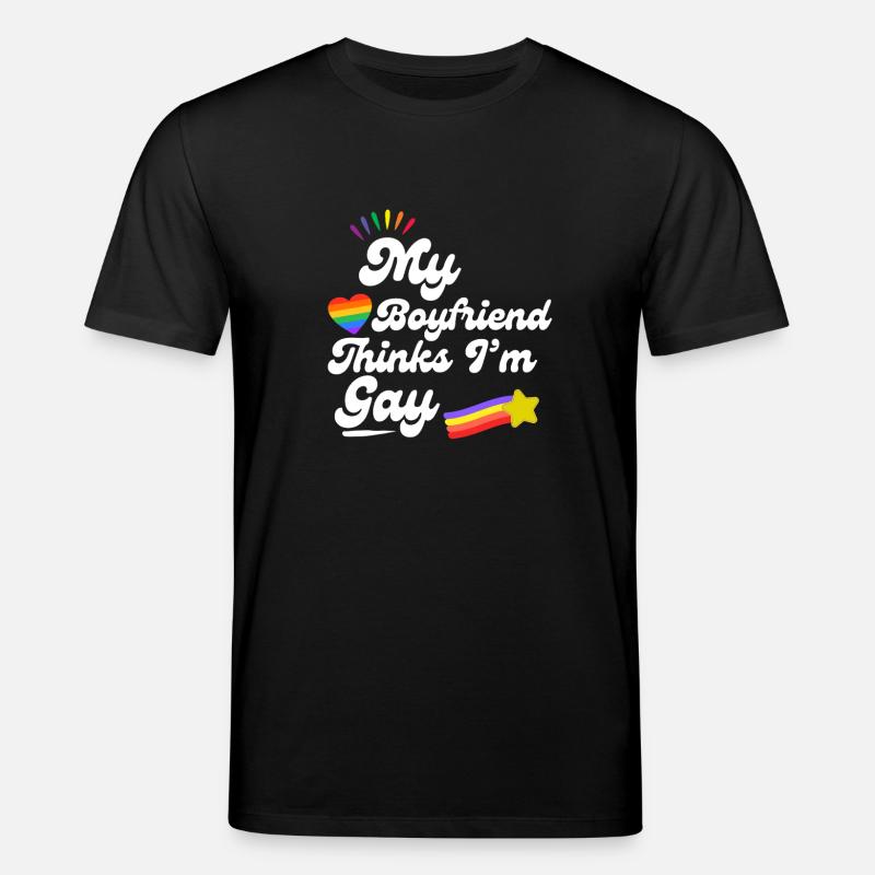 Rainbow Love Pride Erklärung - Stanley/Stella Unisex Bio-T-Shirt CREATOR  - Schwarz