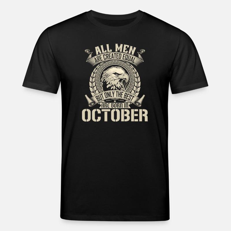 Aigle de l’Égalité October Design - T-shirt bio CREATOR Stanley/Stella Unisexe - noir