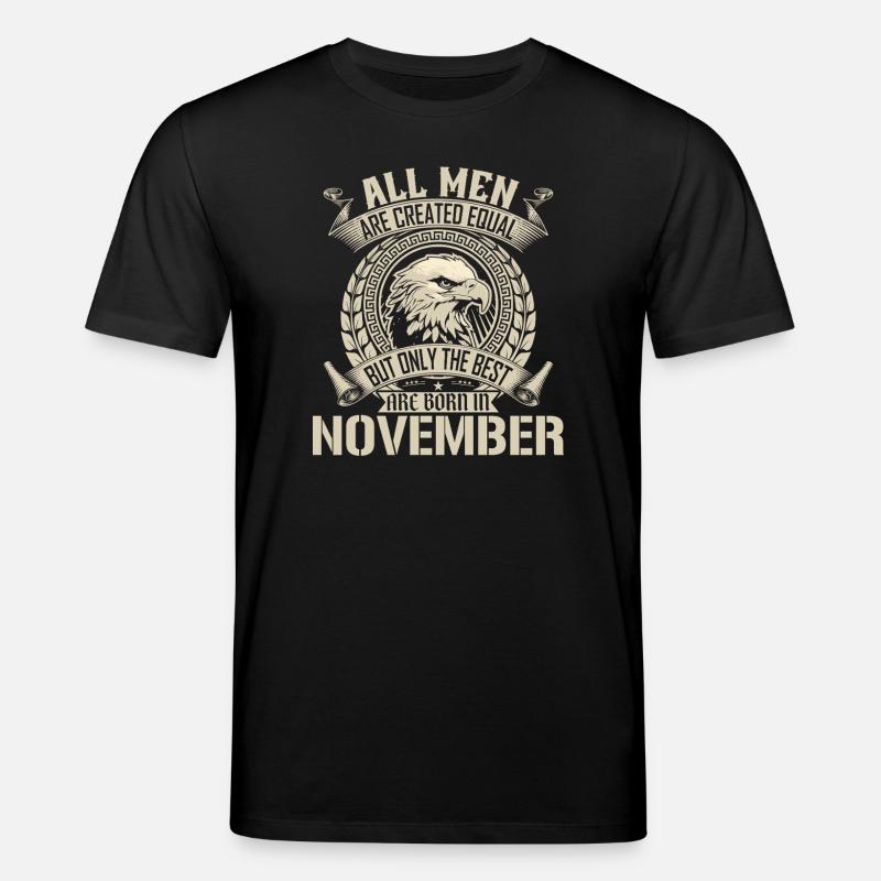 November Eagle Unity Design - Stanley/Stella CREATOR Unisex Organic T-Shirt - black