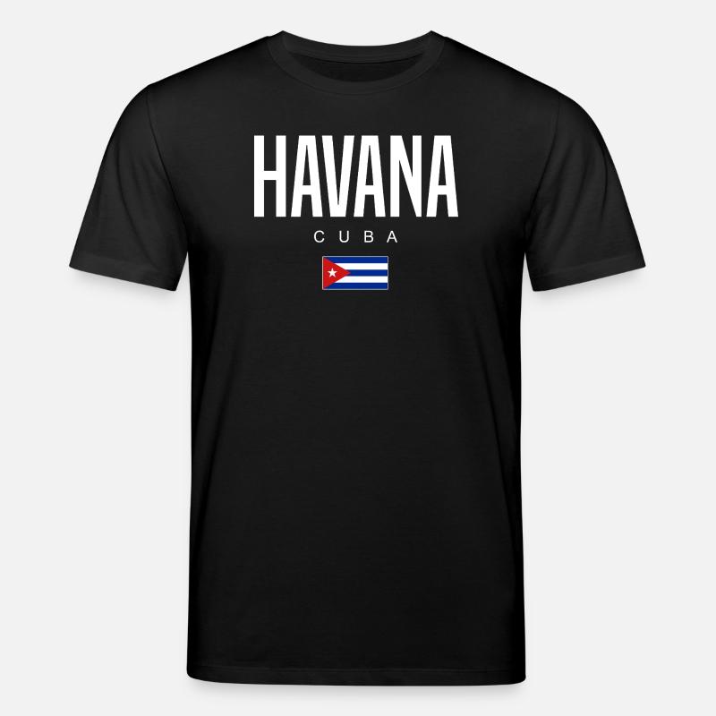 La Havane Cuba Cubains - T-shirt bio CREATOR Stanley/Stella Unisexe - noir