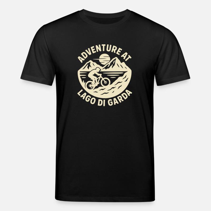 Adventure At Lago di Gards - Stanley/Stella Unisex Bio-T-Shirt CREATOR  - Schwarz