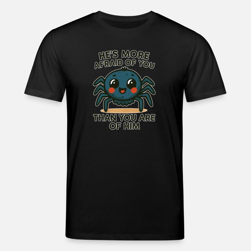 araignée mignon araignée dessin animé - T-shirt bio CREATOR Stanley/Stella Unisexe - noir