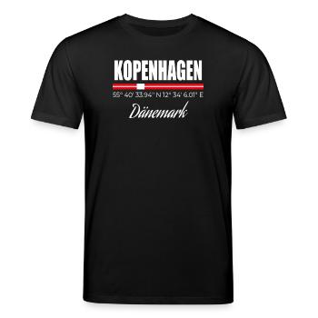 Kopenhagen - Stanley/Stella Unisex Bio-T-Shirt CREATOR  - Schwarz - Vorne - Alina (178cm) & Michal (187cm)