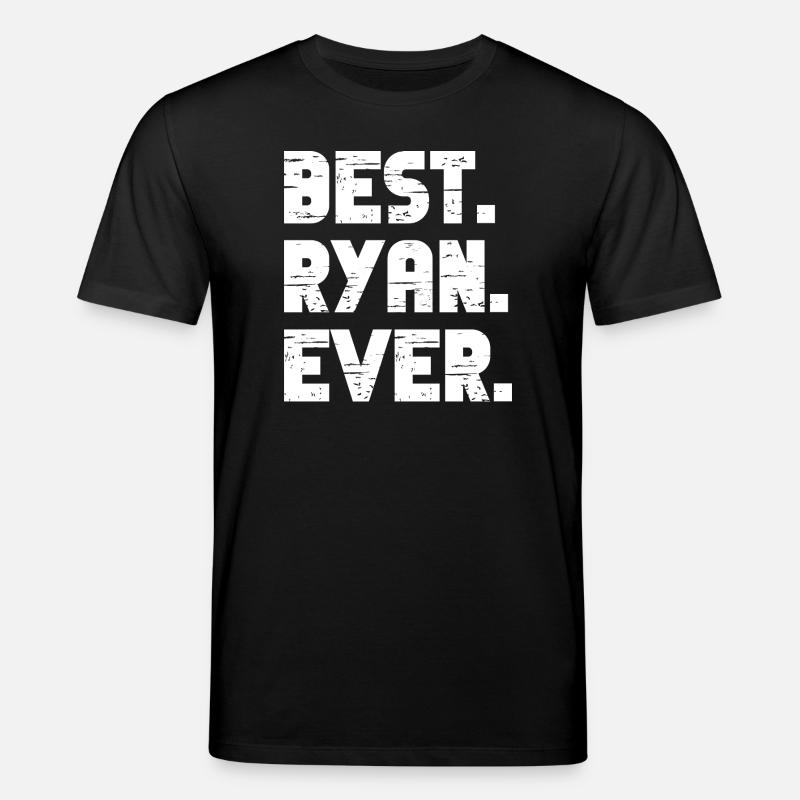 Best Ryan Ever Geschenk Spruch - Stanley/Stella Unisex Bio-T-Shirt CREATOR  - Schwarz