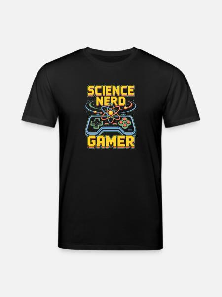 Science Nerd Gamer Atom Controller Wissenschaft - T-shirt bio CREATOR Stanley/Stella Unisexe - noir