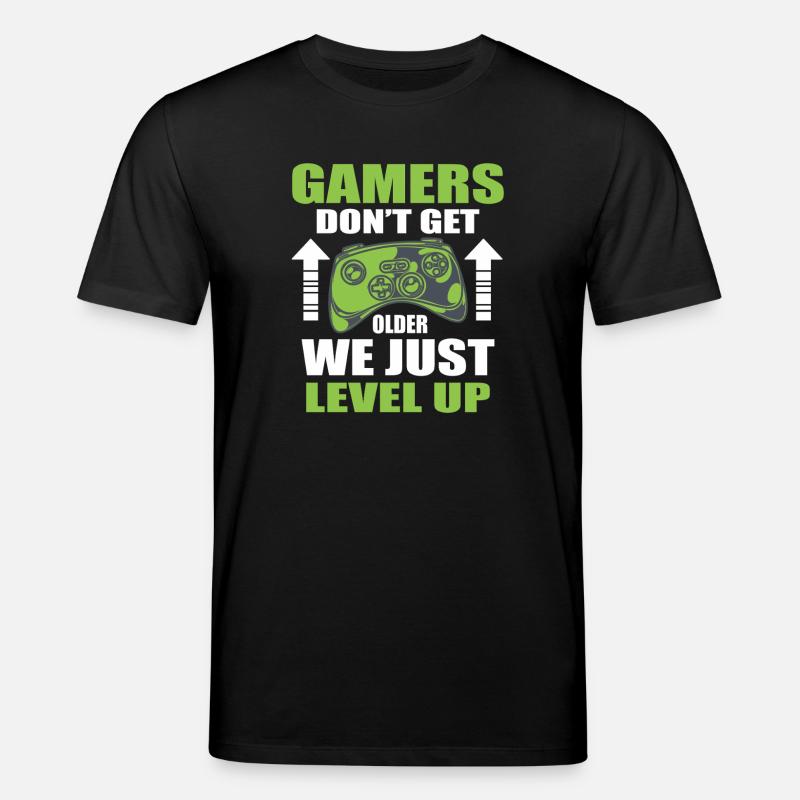 Conception motivante Gamer Level Up - T-shirt bio CREATOR Stanley/Stella Unisexe - noir