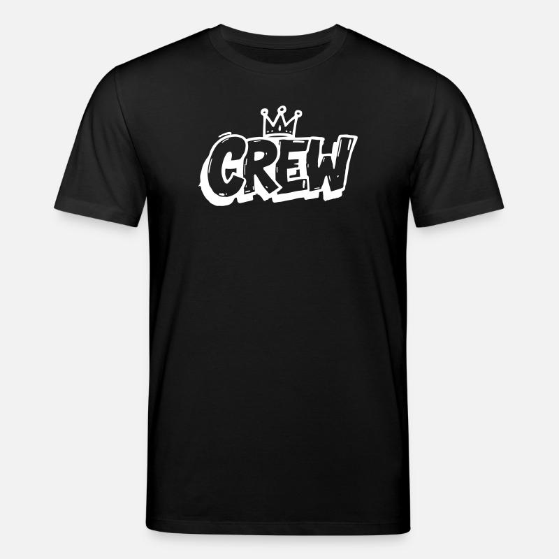 Crew Graffiti - Stanley/Stella Unisex Bio-T-Shirt CREATOR  - Schwarz