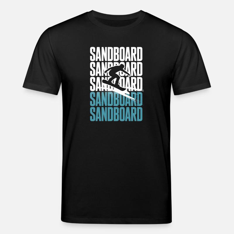 Sandboarder rétro Sandboarding d’été - T-shirt bio CREATOR Stanley/Stella Unisexe - noir