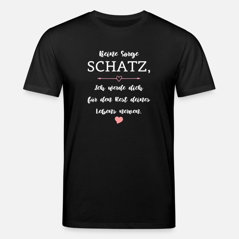 Humor Spruch Beziehung Ehe Partnerschaft - Stanley/Stella Unisex Bio-T-Shirt CREATOR - Schwarz