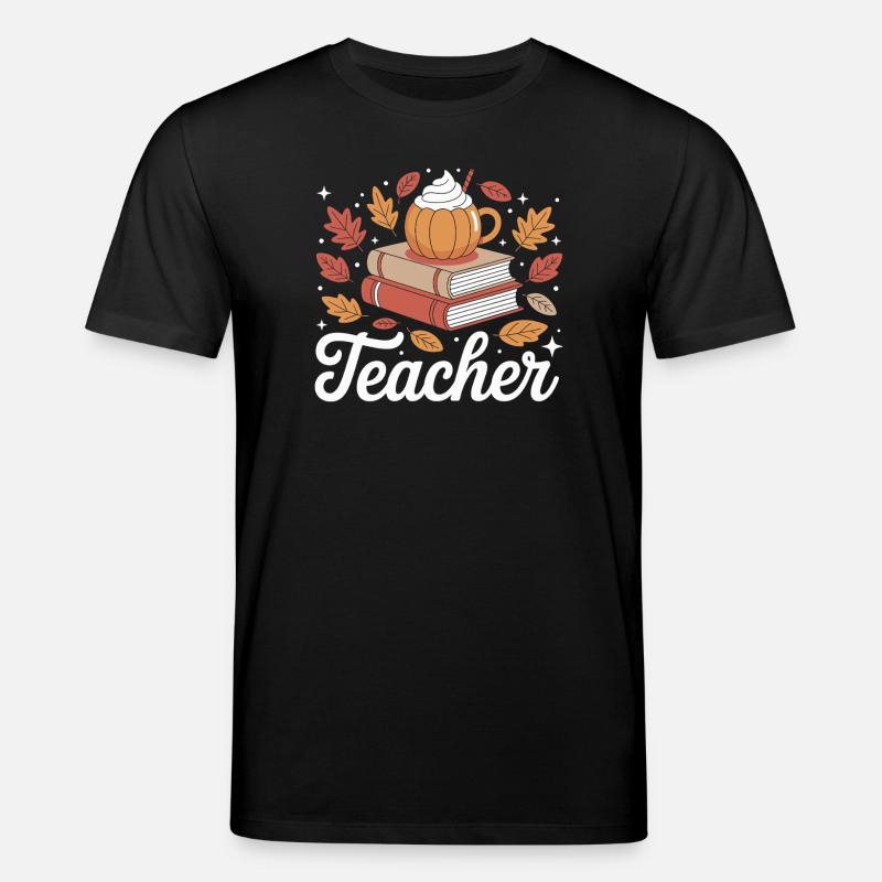 Inspiration pour les enseignants d’automne - T-shirt bio CREATOR Stanley/Stella Unisexe - noir