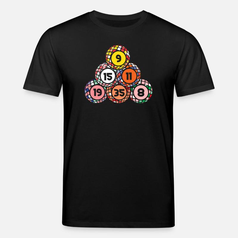 Bingo Game Bingo Balls Stack Bingo - Stanley/Stella Unisex Bio-T-Shirt CREATOR  - Schwarz