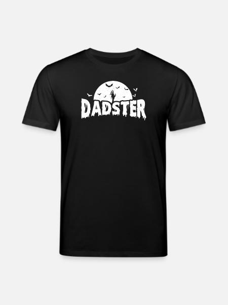Dadster Funny Spooky Halloween Dad - Stanley/Stella CREATOR Unisex Organic T-Shirt - black