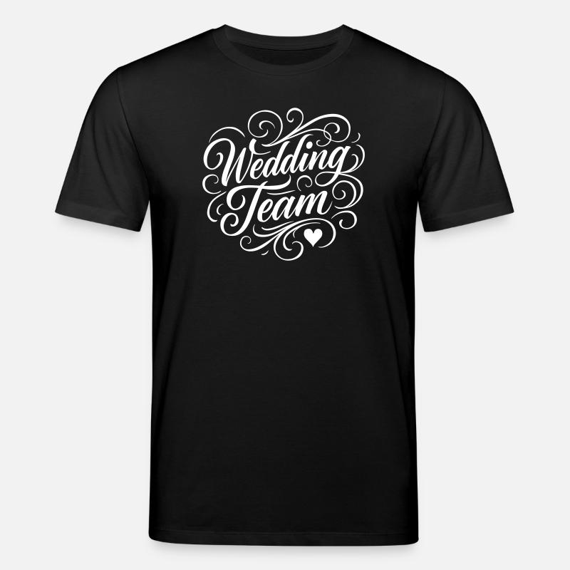 Hochzeit Team - Stanley/Stella Unisex Bio-T-Shirt CREATOR  - Schwarz