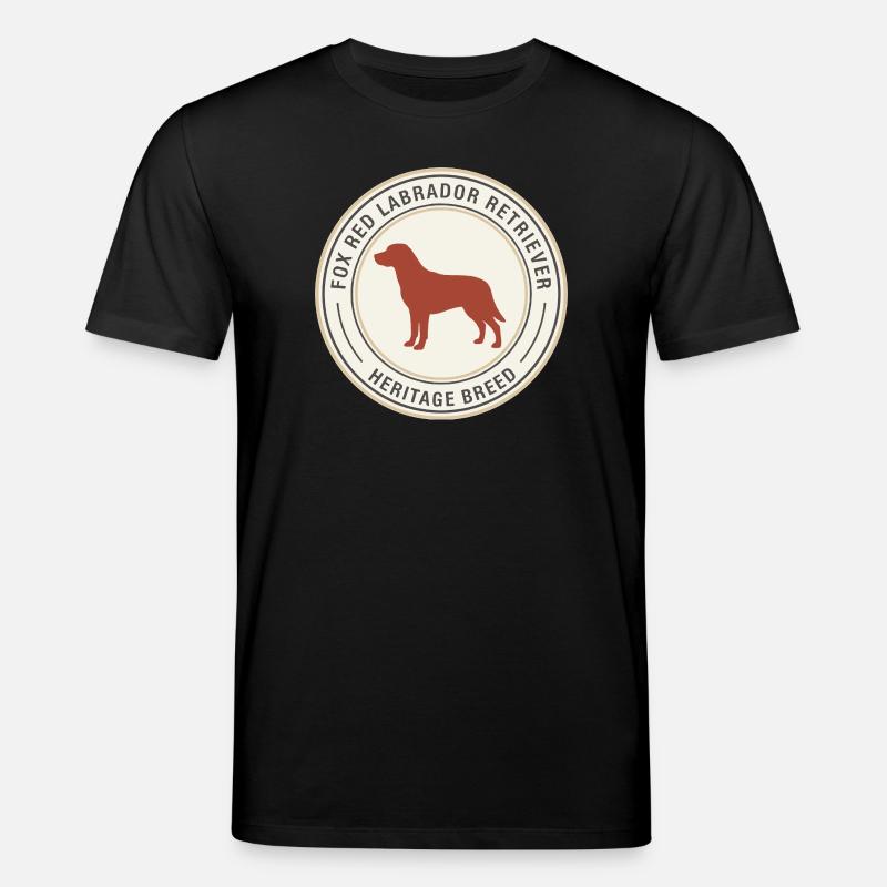 Labrador Retriever Emblem Design - Stanley/Stella Unisex Bio-T-Shirt CREATOR  - Schwarz