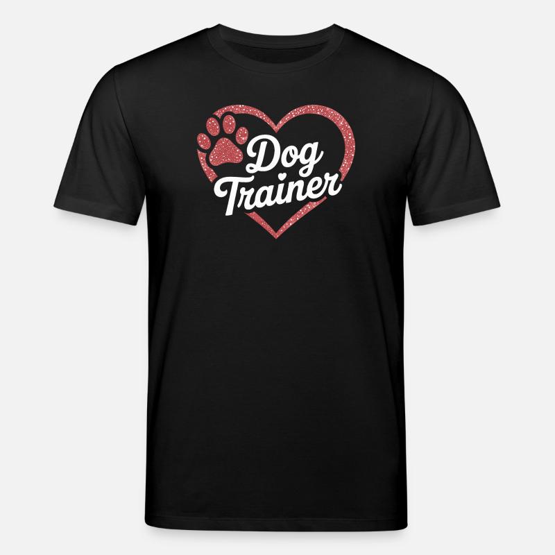 Dresseur de chiens Heart Design - T-shirt bio CREATOR Stanley/Stella Unisexe - noir