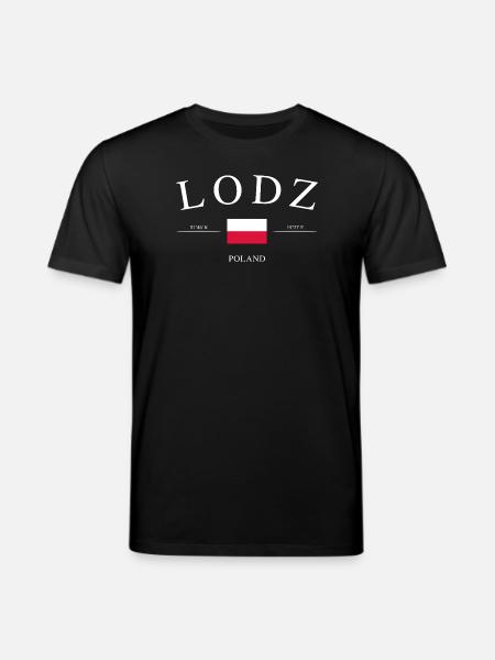 Łódź Poland – Holiday Souvenir & Gift - Stanley/Stella CREATOR Unisex Organic T-Shirt - black