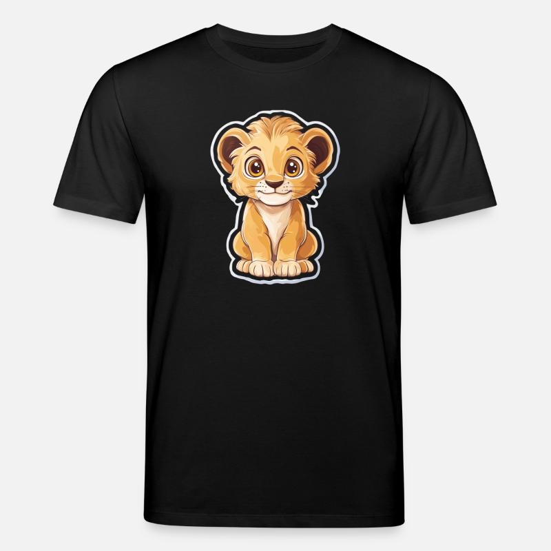Löwe - Stanley/Stella Unisex Bio-T-Shirt CREATOR  - Schwarz