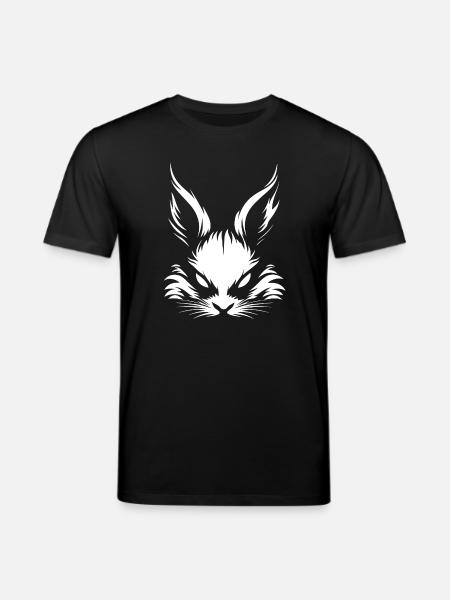 bad rabbit knows :) - Stanley/Stella CREATOR Unisex Organic T-Shirt - black