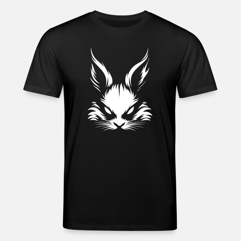 Le mauvais lapin sait :) - T-shirt bio CREATOR Stanley/Stella Unisexe - noir