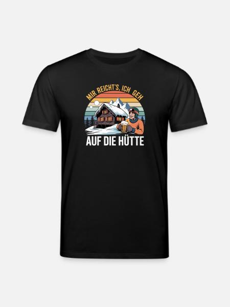 Après Ski Skiing Skiers Skiing - Stanley/Stella CREATOR Unisex Organic T-Shirt - black
