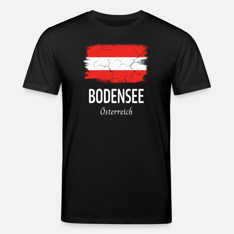 Bodensee - Stanley/Stella Unisex Bio-T-Shirt CREATOR  - Schwarz