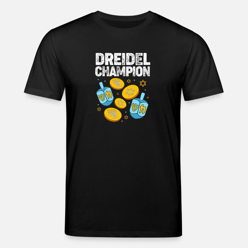 Hanoukka Hanoukka Hanoukka - T-shirt bio CREATOR Stanley/Stella Unisexe - noir